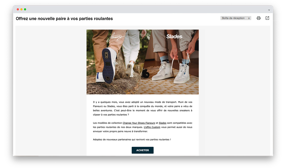 scénario de cross-sell