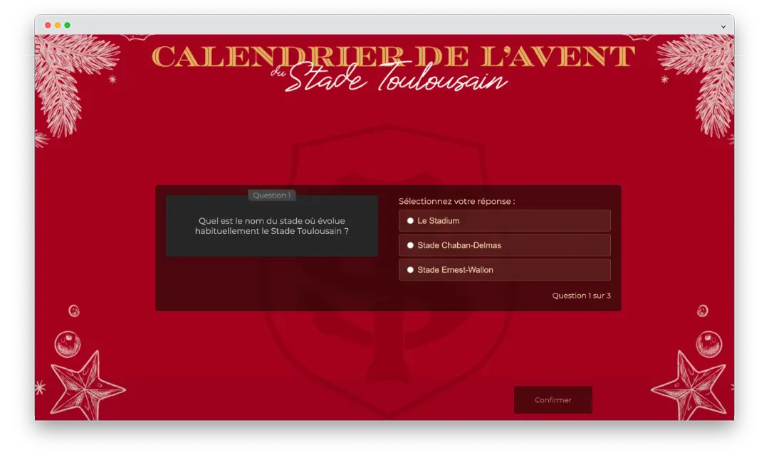 Quiz sportif organisé par le Stade Toulousain