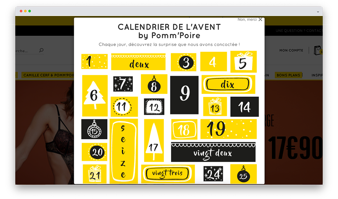 calendrier de l'avent Pomm'poires