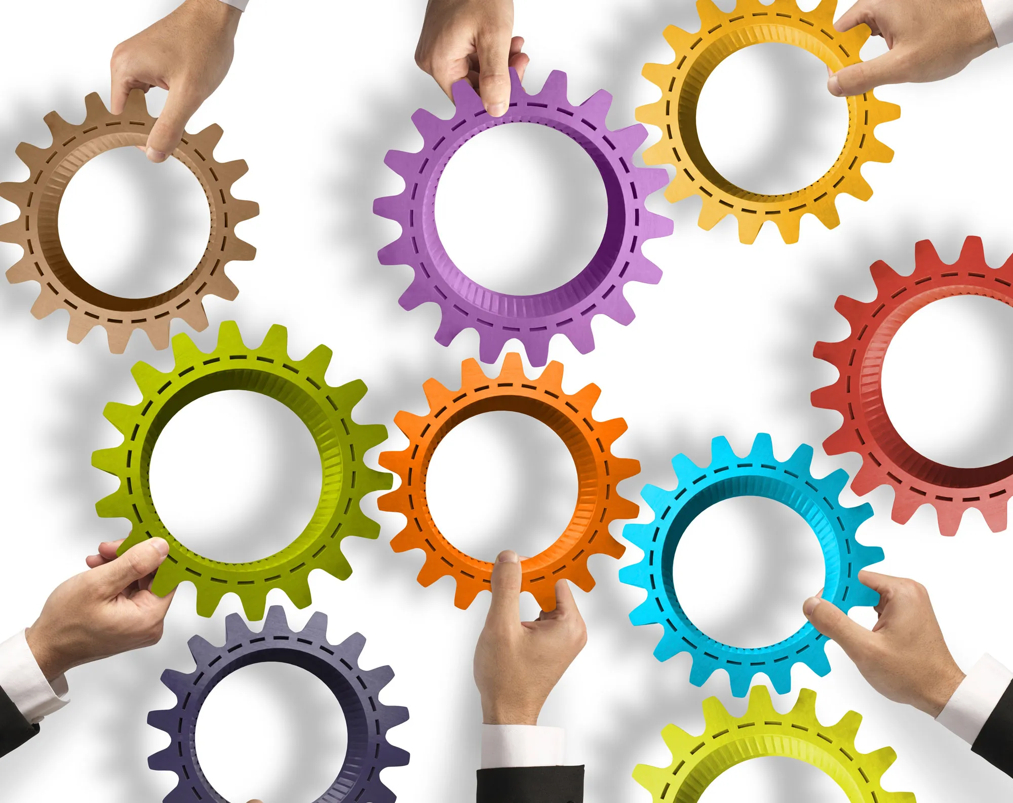 Photo of gears being held