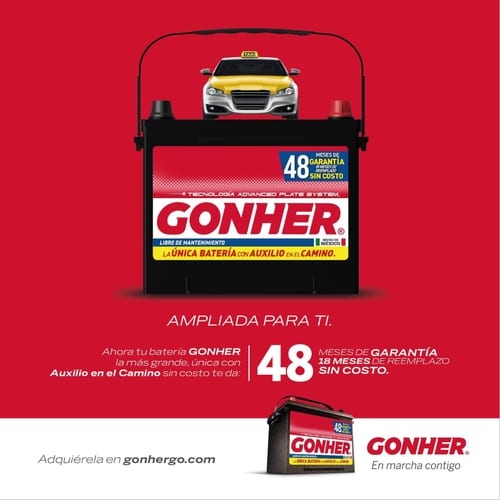 Publicación de Instagram con batería GONHER.