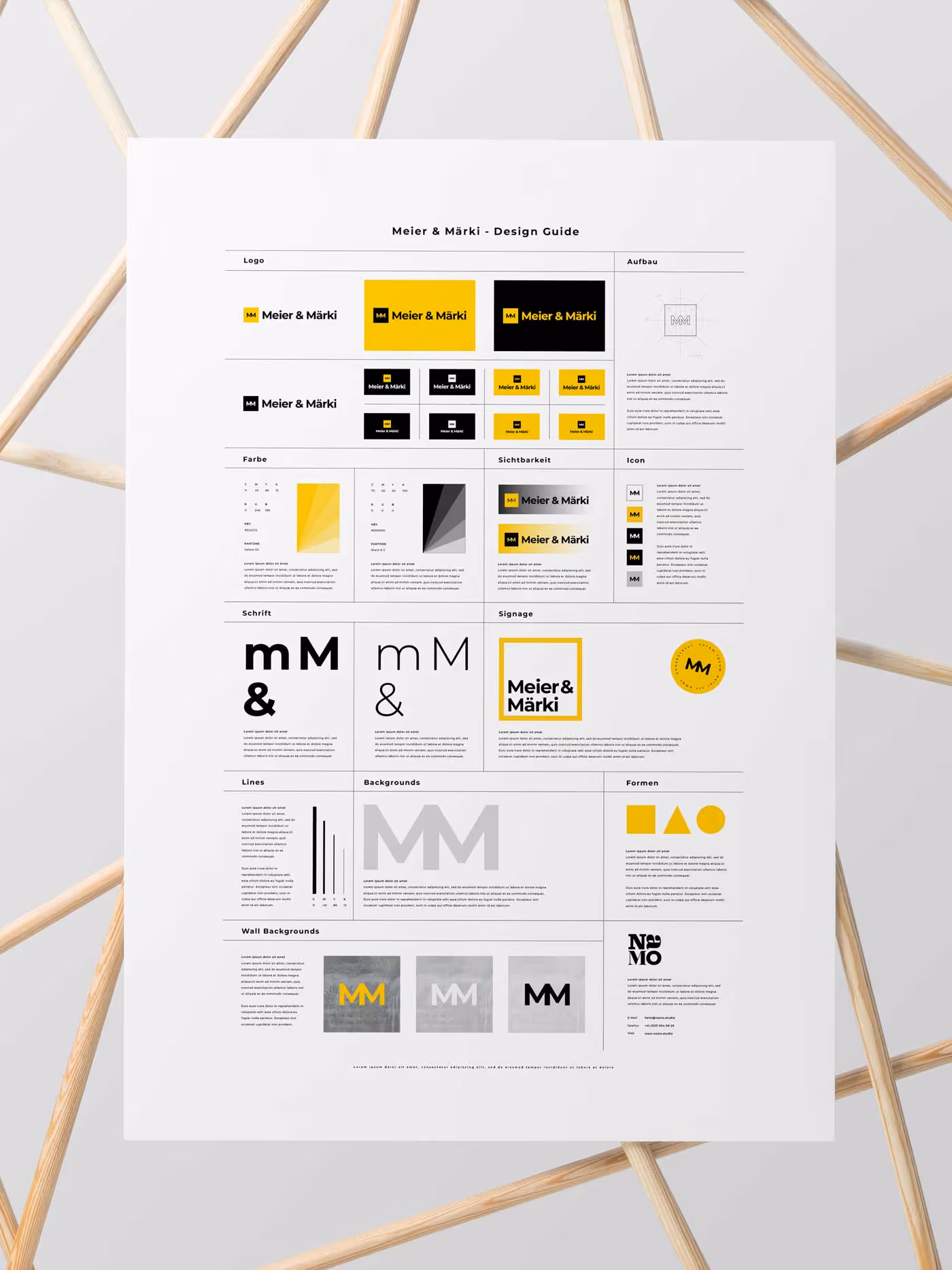 Design Guide für eine Anwaltskanzlei in Bern