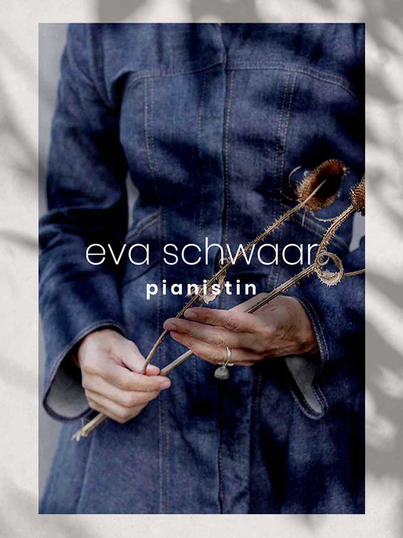 Detailansicht Flyerdesign für Musikerin in Bern