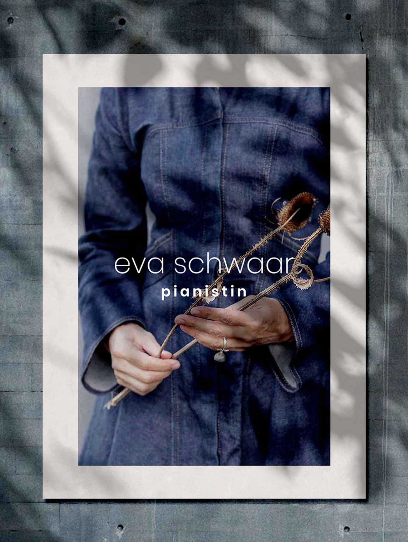 Flyerdesign für Musikerin in Bern