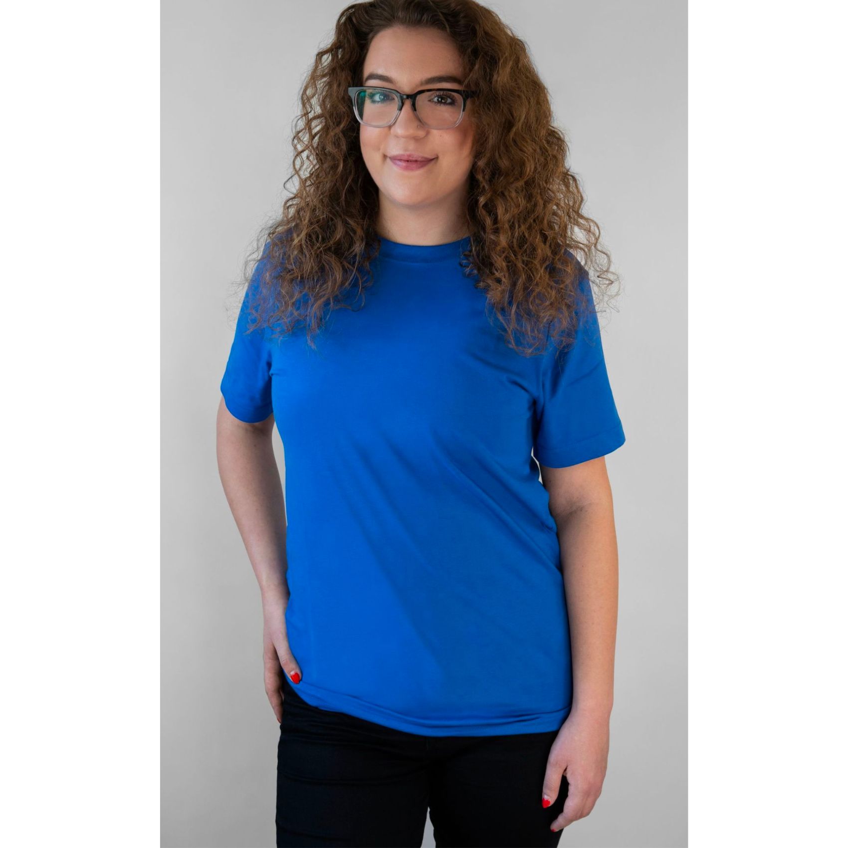 Fairtrade Tee - Multiple Colours -Blue and Red