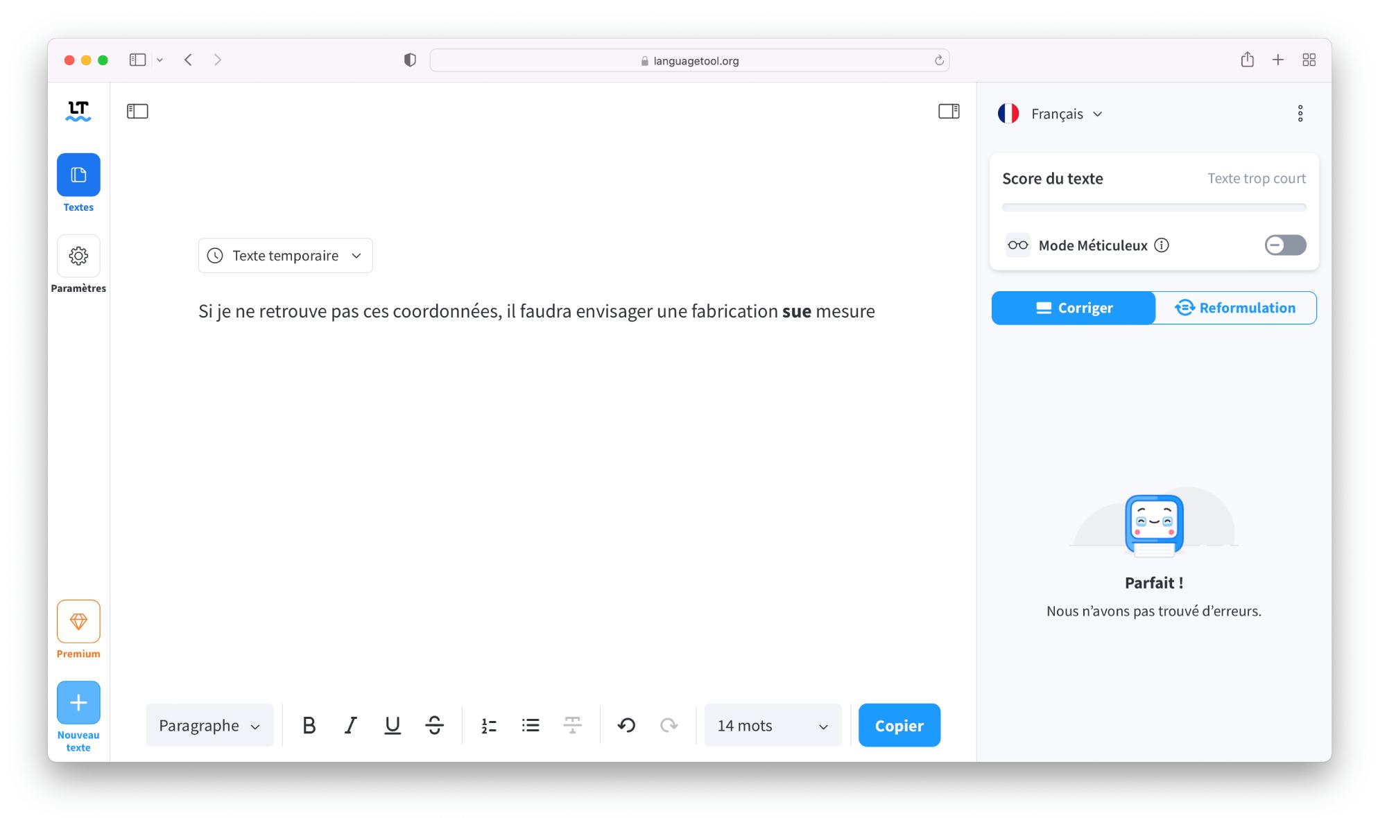 000 language tool faute 3