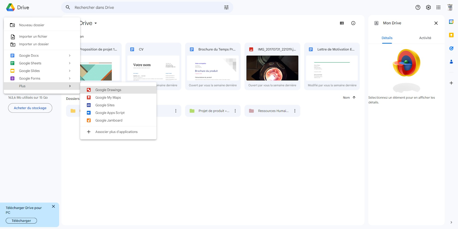 Application Google Drive