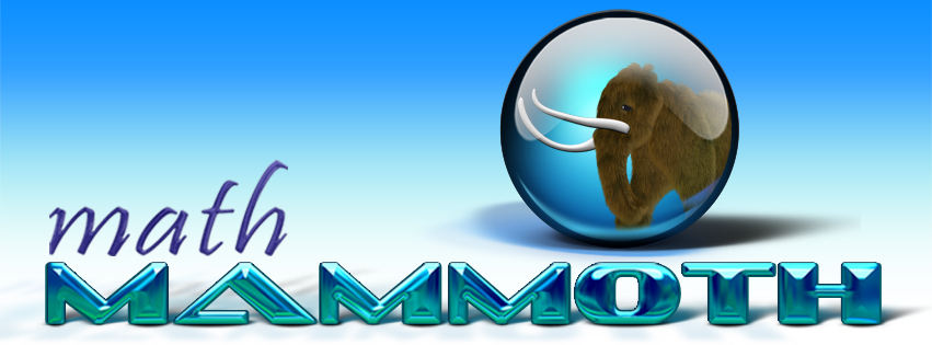 Logo for Math Mammoth homeschool curriculum provider.