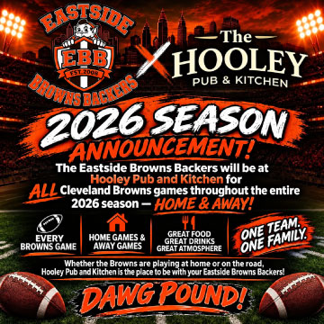 Eastside Browns Backers at The Hooley