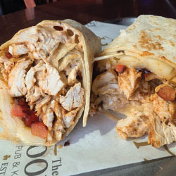Cajun Chicken Wrap