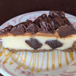 Caramel Brownie Cheesecake