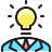 Head Idea Icon from Ultimate Colors set by streamlinehq.com