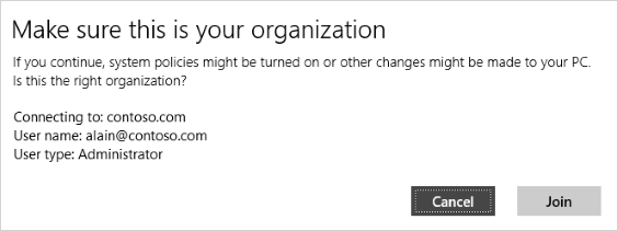 Make sure this is your organization verification screen