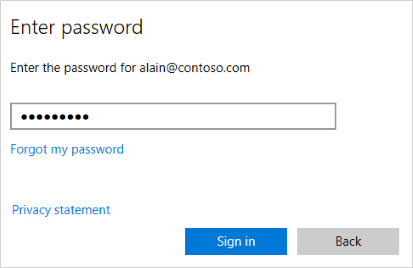 Enter password