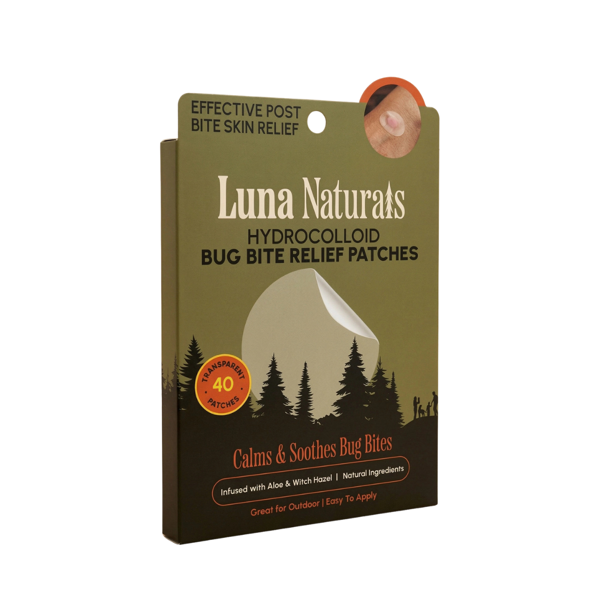 Bug Bite Relief Patches — Hydrocolloid Aloe 