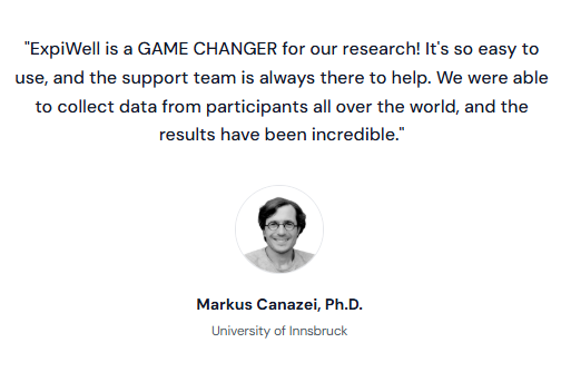 ExpiWell Researcher review