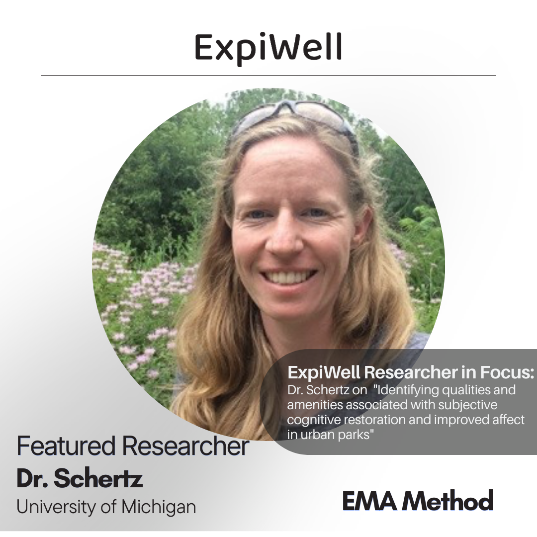 ExpiWell Researcherin Focus: Urban Park Quality & EMA Method