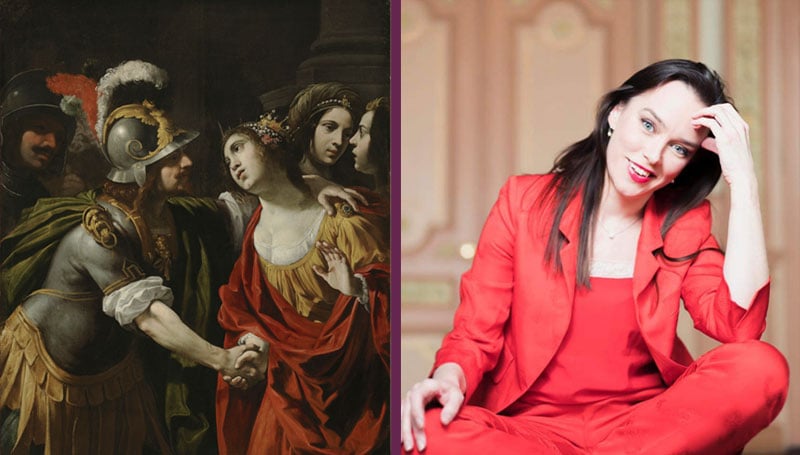 Sharon Carty with Aeneas and Dido