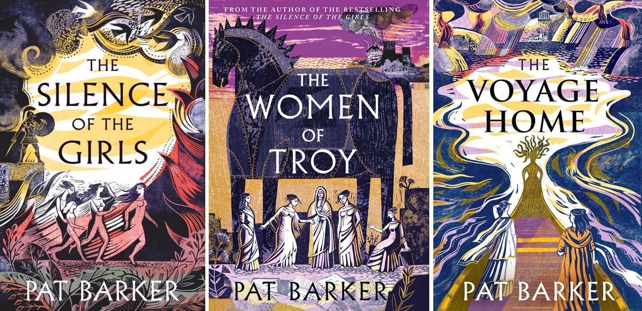 Covers from Pat Barker's Trojan War Trilogy