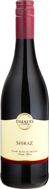 2016 Dekker's Valley Shiraz