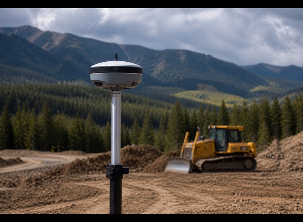 GPS rover in field