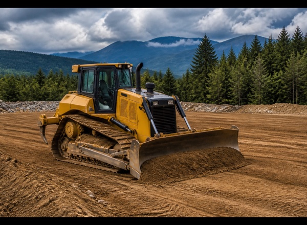 Dozer grading