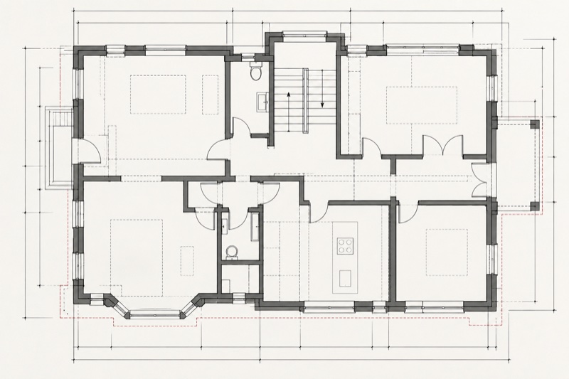 Floor plan drawing