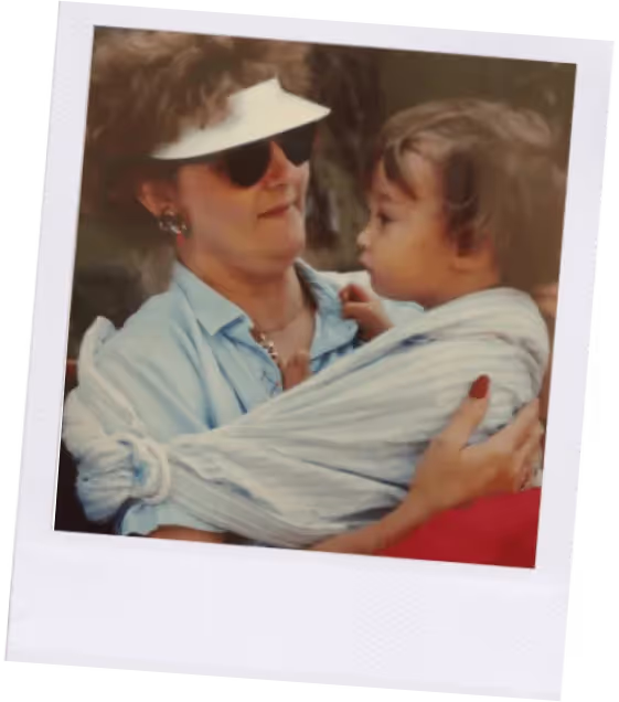 Image of Cogey Marx with her mother