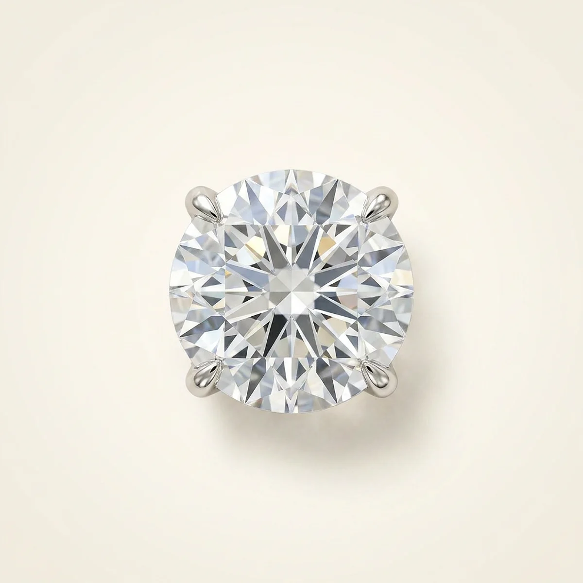 A 1.5ct colorless round diamond on a white gold pendant, custom-designed by Eterneva to honor the remarkable Adam.