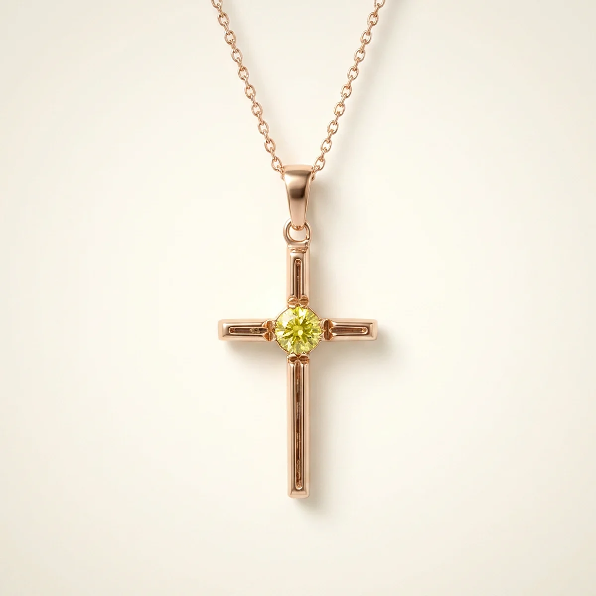 A .25ct yellow round diamond on a yellow gold pendant, custom-designed by Eterneva to honor the remarkable Dana.