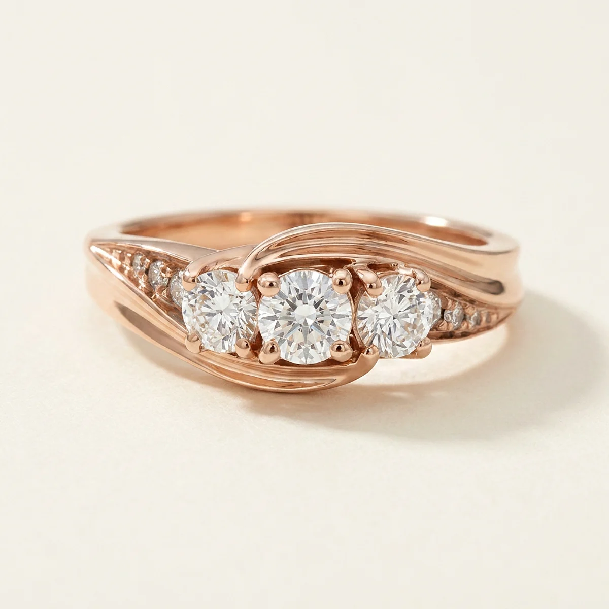 A .25ct colorless round diamond on a yellow gold ring, custom-designed by Eterneva to honor the remarkable Jeffery.