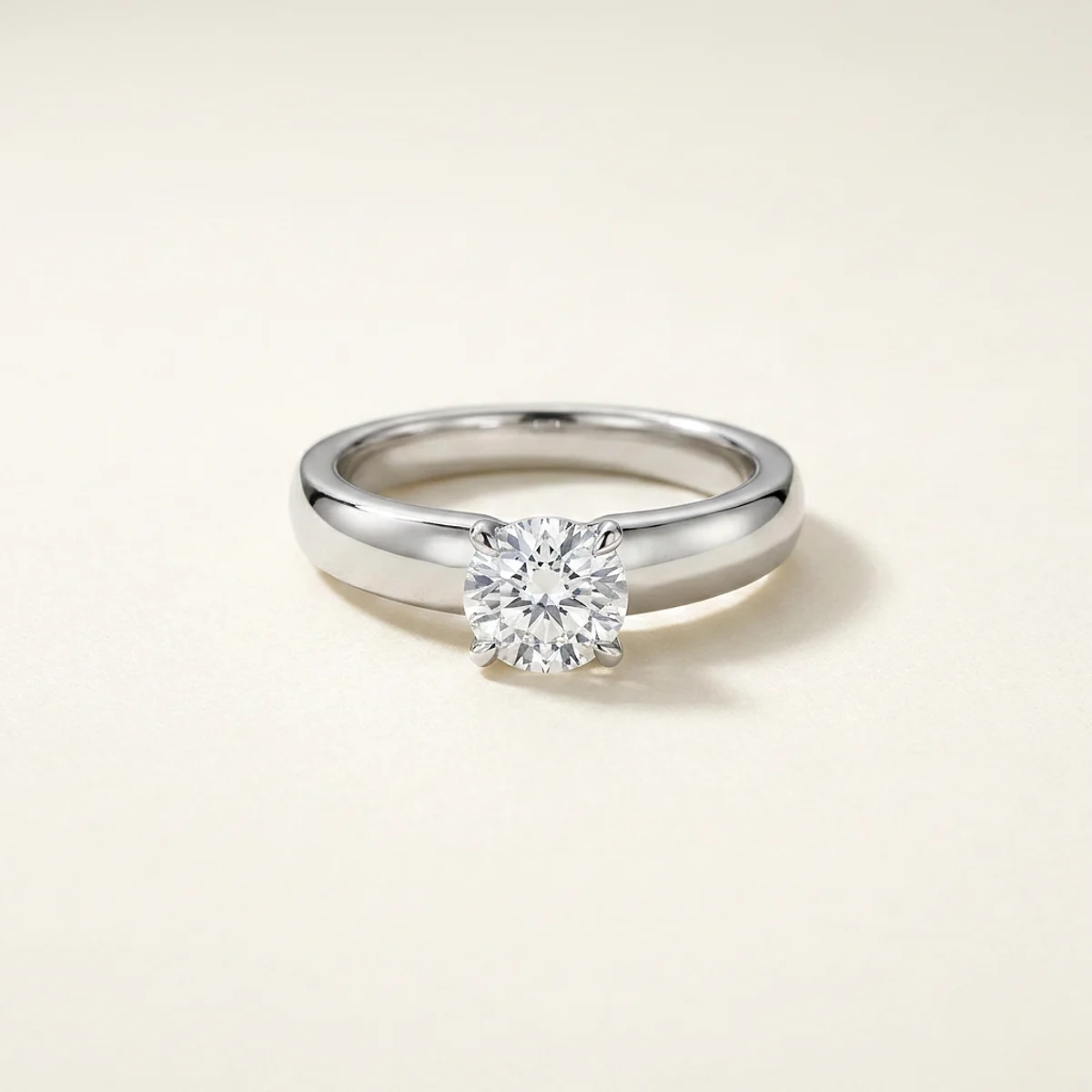 A 1ct colorless round diamond on a mixed metal other, custom-designed by Eterneva to honor the remarkable Ronald.