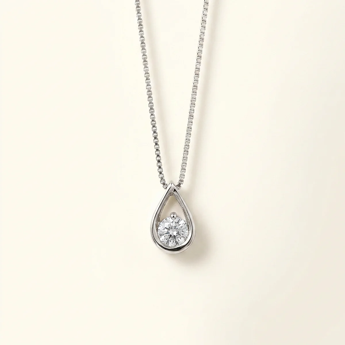 A .5ct blue round diamond on a white gold other, custom-designed by Eterneva to honor the remarkable John.