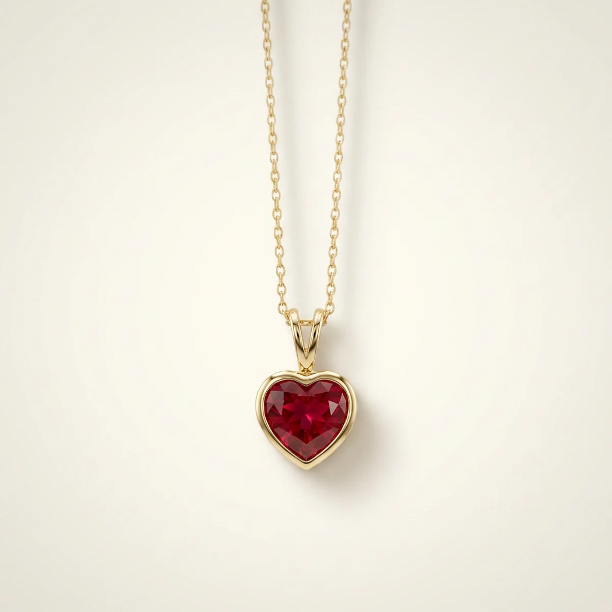 A .5ct pink heart diamond on a yellow gold pendant, custom-designed by Eterneva to honor the remarkable Bailey.