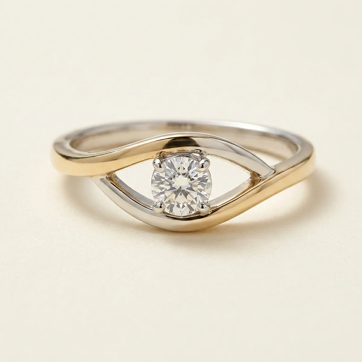 A 1ct colorless cushion diamond on a white gold ring, custom-designed by Eterneva to honor the remarkable Brett.