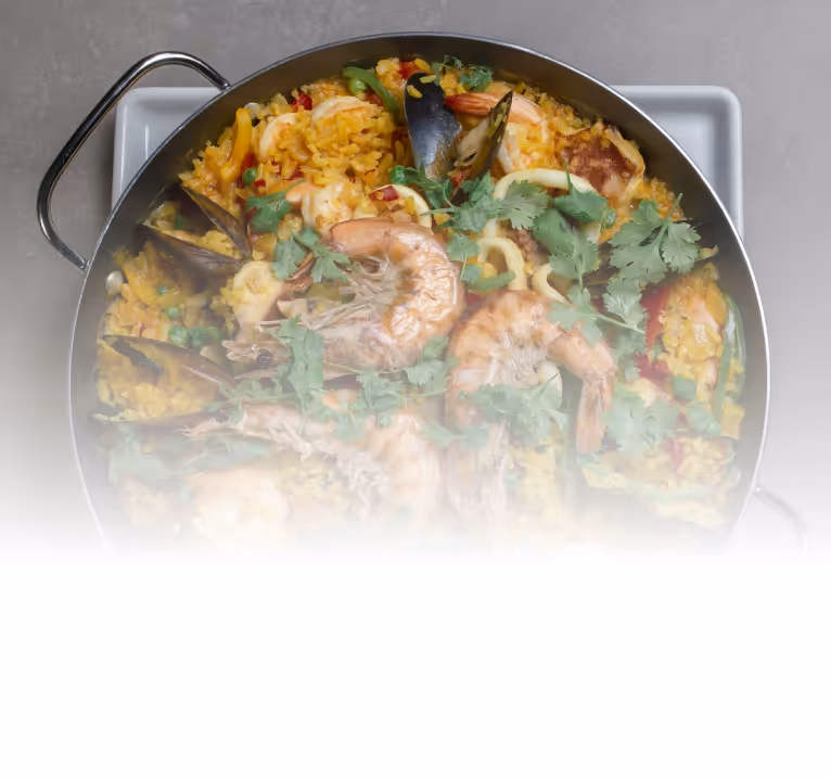 Un padellone di paella