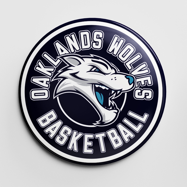Wolves Pin-Badge - Basketball
