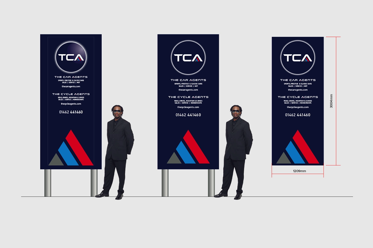 TCA Branded Outdoor Signage