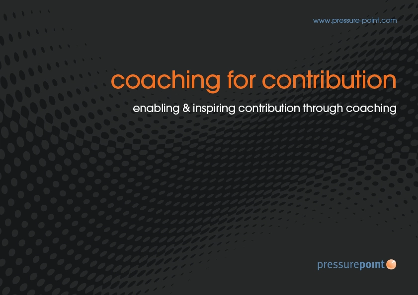 pressurepoint workbook cover