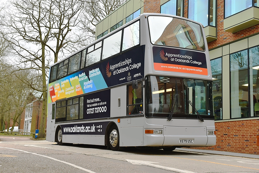 Oaklands College Branded Bus