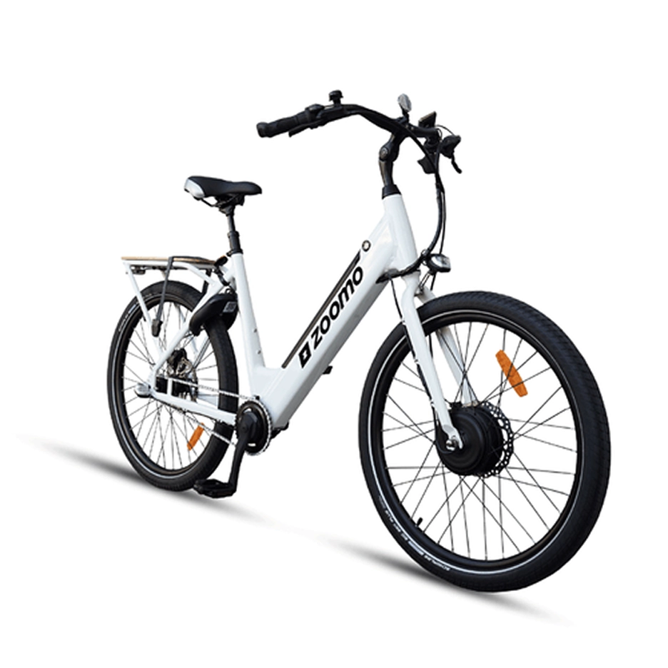 Uber Eats Rider on a Zoomo E-Bike