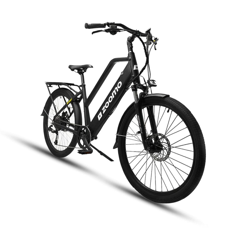 Uber Eats Rider on a Zoomo E-Bike