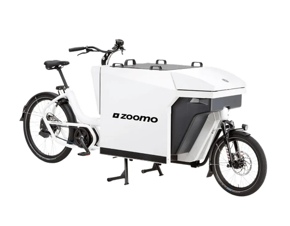 Uber Eats Rider on a Zoomo E-Bike