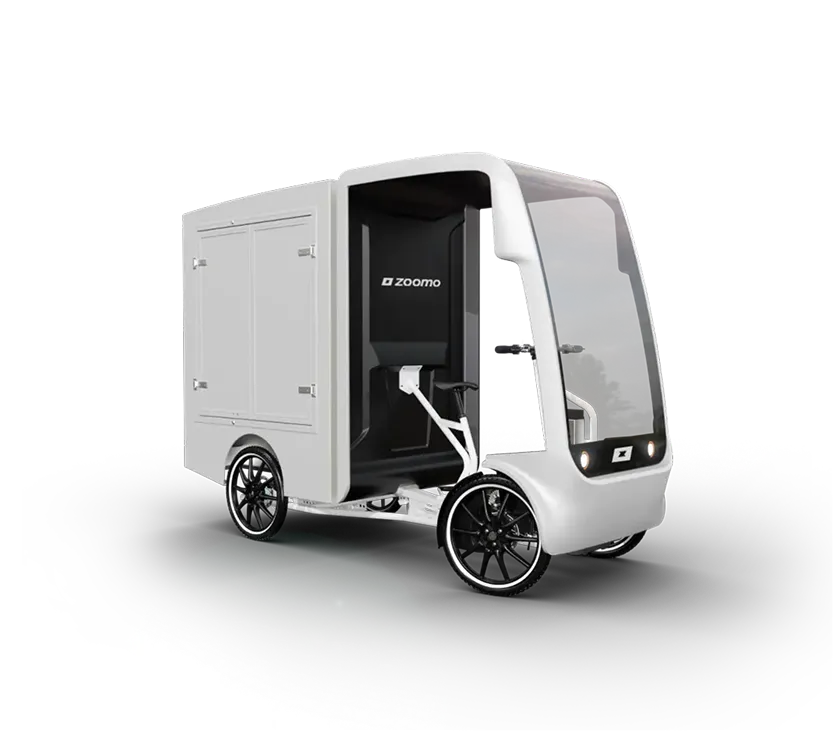 Uber Eats Rider on a Zoomo E-Bike