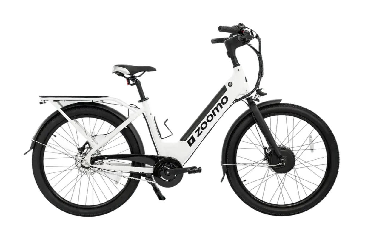 Uber Eats Rider on a Zoomo E-Bike