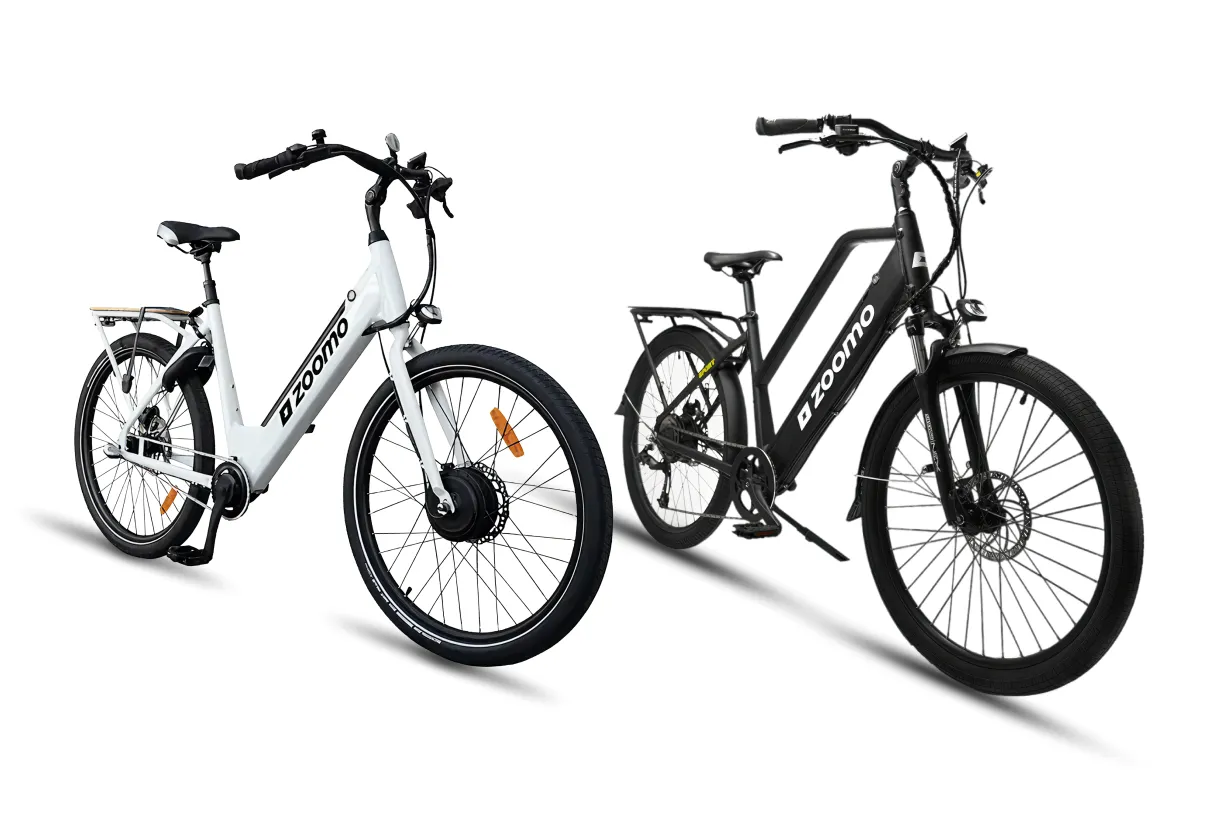 Uber Eats Rider on a Zoomo E-Bike