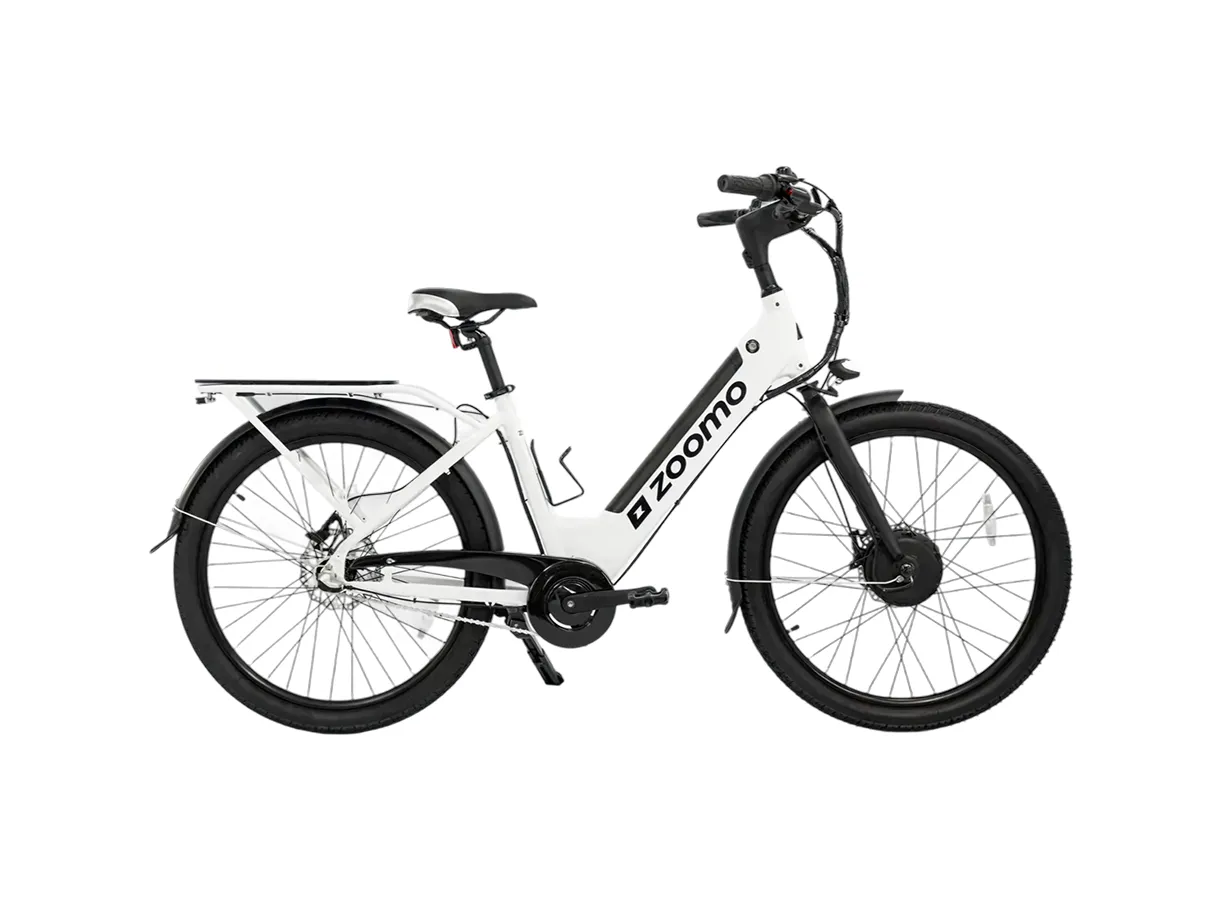 Uber Eats Rider on a Zoomo E-Bike