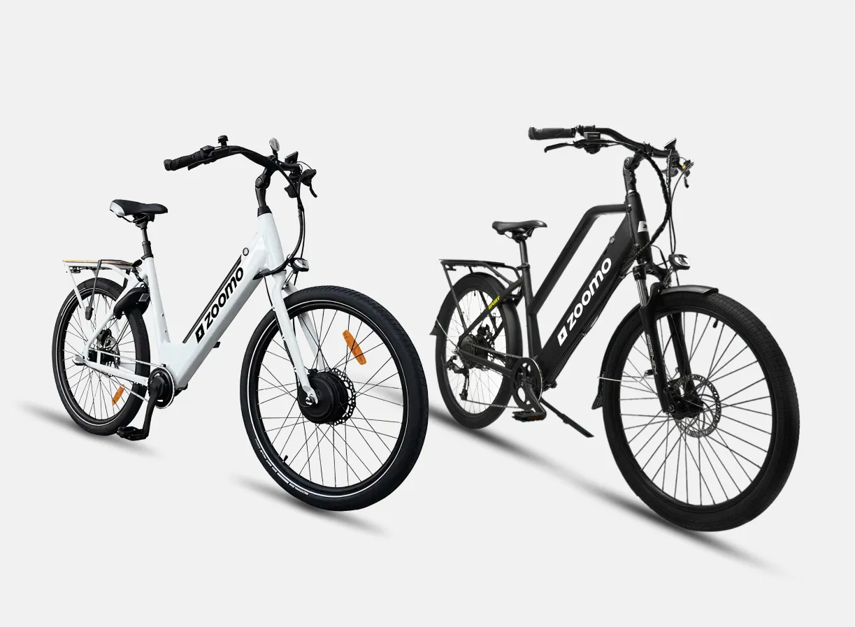 Uber Eats Rider on a Zoomo E-Bike