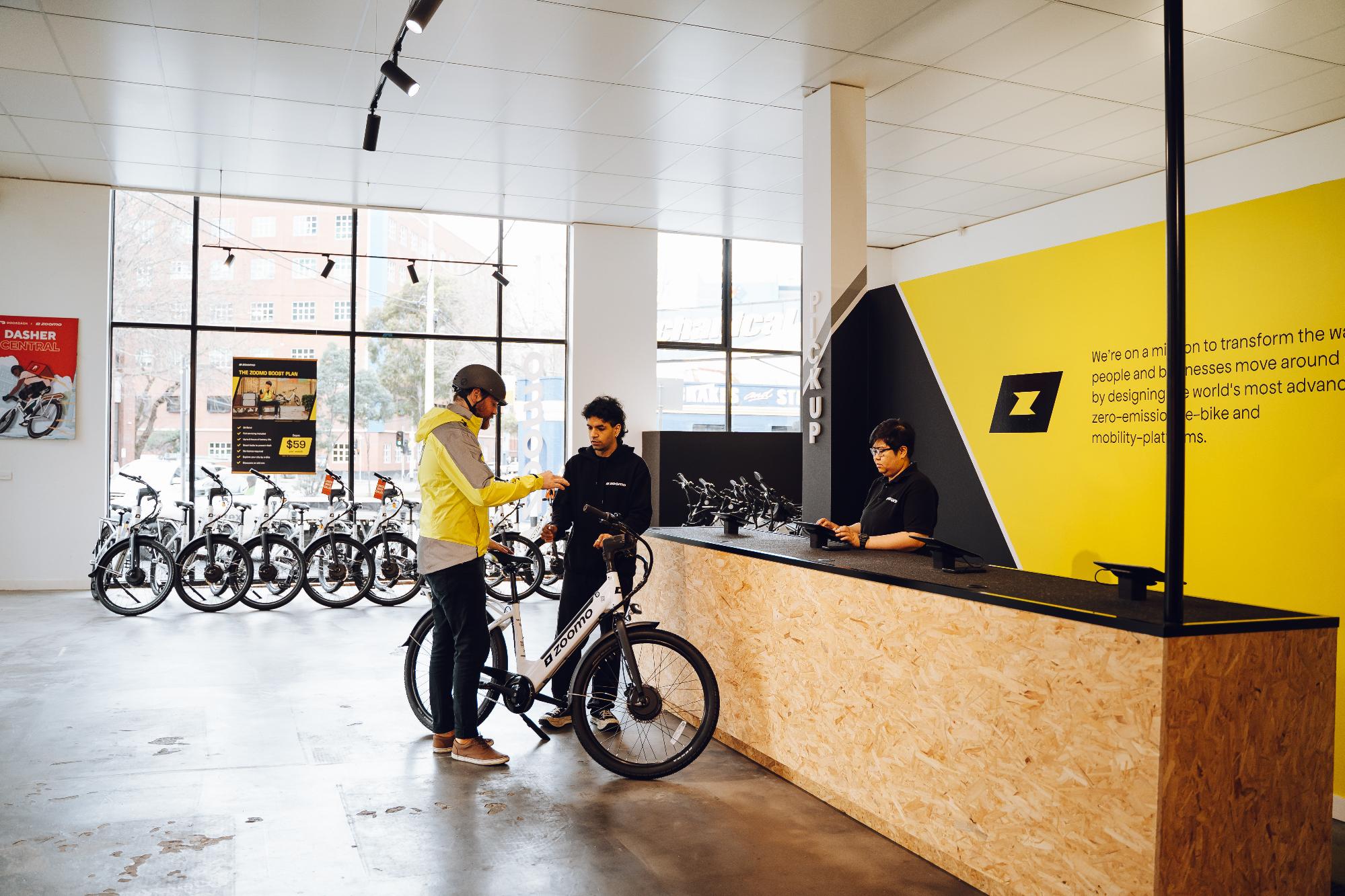 Delivery rider equipment