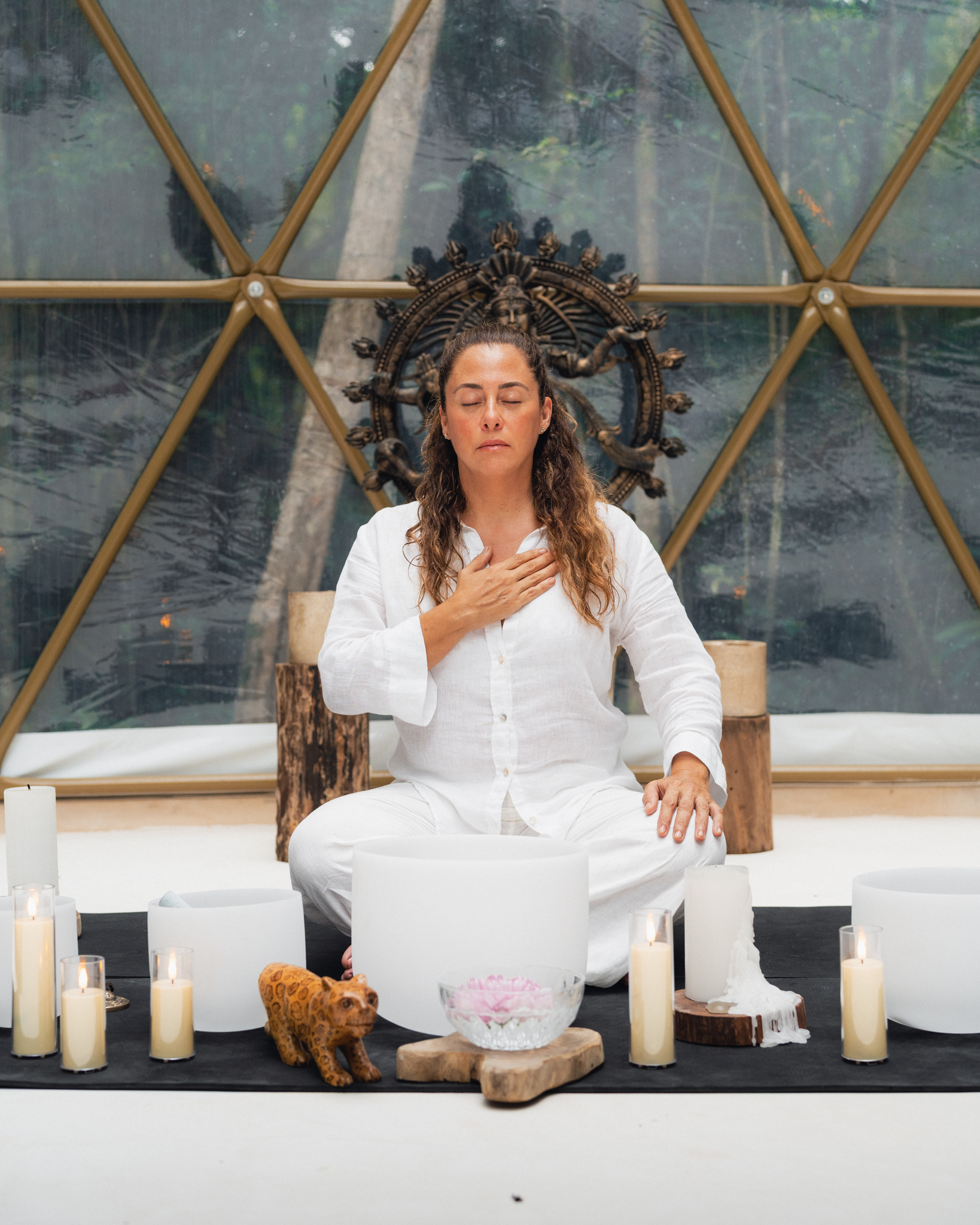 Medicine Woman Preparing for Plant Medicine Ceremony